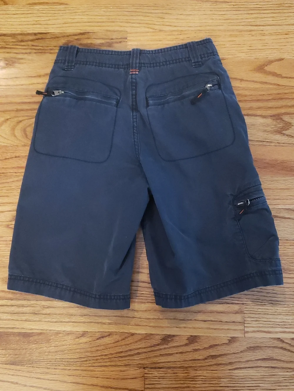 GAP Navy Blue Cargo Shorts With Adjustable Waist Size: 8